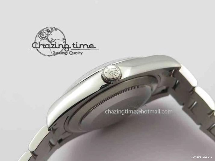 0218 DateJust II 41mm SS BP Maker Best Edition Black Dial Diam On SS Bracelet SA Lightweight 3728